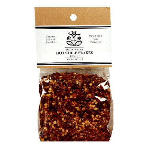 India Tree Chile Flakes, 5.0-Ounce Unit (Pack of 4) by Chili Flakes