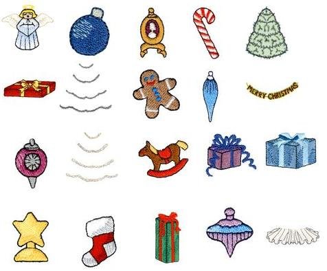 Brother Embroidery Machine Card OH CHRISTMAS 