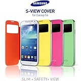 Samsung 【純正】【S-VIEW COVER】Galaxy S4(SC-04E)専用 -7色- docomo Galaxy S4 LTE専用 NEW FLIP CASE フリップ カバー (Light blue)