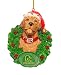 Ducks Unlimited Yellow Labrador Retriever Christmas Wreath Ornament #DUO133