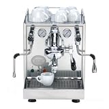 ECM 82344 Mechanika Profi WA Espressomaschine mit Wasseranschluss, Edelstahl poliert