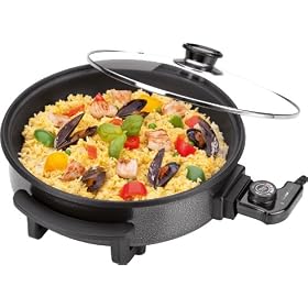 Clatronic - PP 3375 - Party Po�le - Anti Adh�sive - Diam�tre: 32 cm