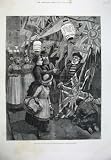 1887 Fine Art Jubilee Buying Flags Chinese Lanterns