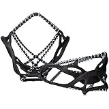 Yaktrax Traction Device Winter Safety Snow Ice Anti-Slip Shoe Grips Pair - Black