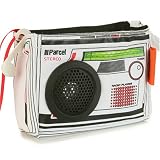 Silver Loop NYC Walkman Bag With Working Speakers For iPod.