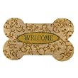 Caramel Swirl Bone Shaped Welcome Mat