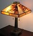 Glass Shade Horse Table Lamp First Born Art By Janet Griffin Scott