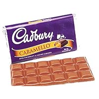 Cadbury Caramello, Bar, 4-Ounce Bars (Pack of 12)