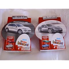 Porsche Kinder �berraschung Limitierte Sonderedition 4 x Kinder�berraschung mit 2 Porsche Modelle Garantiert! Verschieden Sortiert (Panamera, Cayenne, Boxter, 911 Turbo)