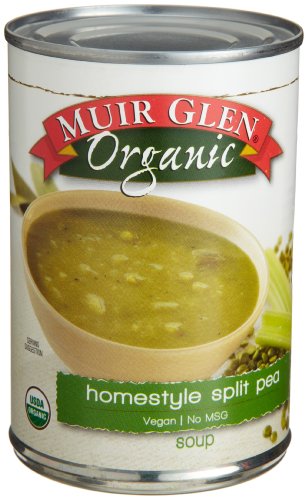 Muir Glen Soup Homestyle Split Pea, 14.9-Ounce Cans (Pack of 12)