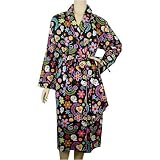 Black Floral Voodoo Lounger Robe ~ Tepper Jackson