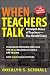 When Teachers Talk: Principal Abuse of Teachers / The Untold Story