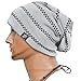 FORBUSITE Men Knit Slouchy Summer Beanie Skull Cap Winter Hat B734 (Light Gray)