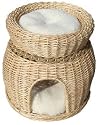 Two Tier Cat Basket, Light Oak