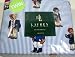 Lauren Ralph Lauren Teddy Bear Stripe 100% Cotton Twin Sheet Set (1 Flat Sheet, 1 Fitted Sheet & 1 Pillowcase)