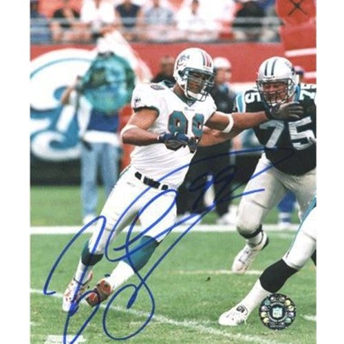Jason Taylor Autographed Miami Dolphins (vs Panthers) 8x10 Photo