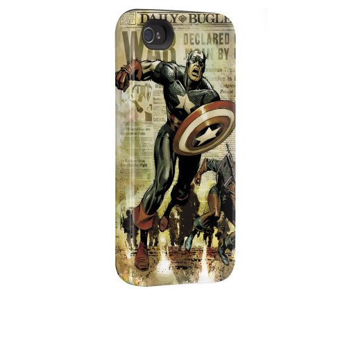  iPhone 4 / 4S Tough Case - Captain America - Front Page
