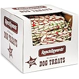 Amazon.com : Ranch Rewards Holiday Rawhide Dog Candy Canes, 5-Inch, 100