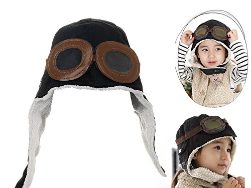 EGOODBEST Baby Kid Warm Winter Earflap Pilot Cap Hat Beanie Bomber Flight Helmet
