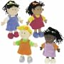 Ethnic Soft Dolls (Set of 4)