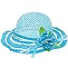 Girls Tea Party Dress Up Play Set with Blue Sun Hat Boa Faux Pearl Necklace and Gloves Kaylee