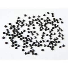 130 St�ck Rund Strasssteine kristall schwarz � 0,5 - 1mm - NAILFUN Profi-Qualit�t #1018