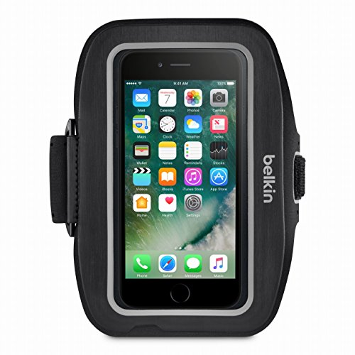【国内正規代理店品】belkin ベルキン iPhone 7 用Sport-Fit Plusアームバンド(ブラック)F8W796BTC00-A F8W796BTC00-A