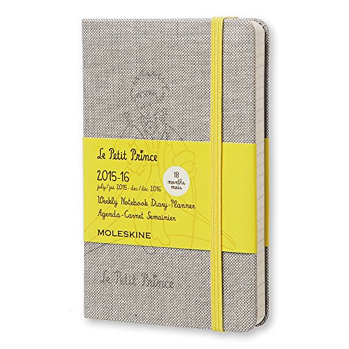 Moleskine 2015-2016 Le Petit Prince Limited Edition Weekly Notebook, 18M, Pocket, Hard Cover (3.5 x 5.5)