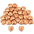 15g Heart Beads Copper Plated Beading 6mm Approx 25