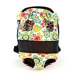 Froomer Pet Dog Cat Carry Tote Bag Puppy Travel Canvas Backpack Portable Bag Sunflower X-Small