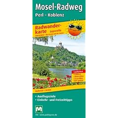 Radwanderkarte Leporello Mosel-Radweg, Perl - Koblenz. Mit Ausflugszielen, Einkehr- und Freizeittipps, wetterfest, rei�fest, abwischbar, GPS-genau: ... reissfest, wetterfest, recycelbar, GPS-genau