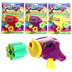 6 St�ck Konfetti Pistole + 72 Schuss Munition Karneval Party Popper