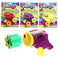 6 St�ck Konfetti Pistole + 72 Schuss Munition Karneval Party Popper