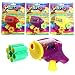6 St�ck Konfetti Pistole + 72 Schuss Munition Karneval Party Popper