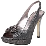 Nine West Womens Fancywork Ornamented Platform Slingback
