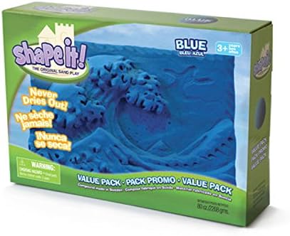 Moon Sand 130-603 Waba Fun Shape-It Sand, 5 lb., Blue