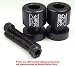 SUZUKI GSXR 600 750 1000 BLK SWINGARM SPOOLS SLIDERS SUZUKI GSXR 600 750 1000 BLK SWINGARM SPOOLS SLIDERS