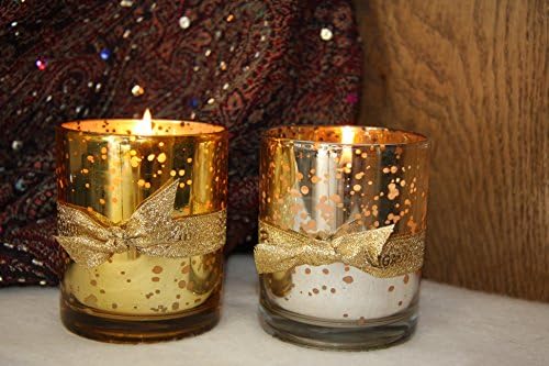 Rigaud Paris, Cypres Or, Bougie D' Ambiance Parfumee, Medium Candle Holiday in Gold Holiday Glass, 5.6 Oz, 60 Hour Burn Life