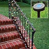 GudCraft Solar Powered 35-Foot Holiday String Lights, 100 LED White