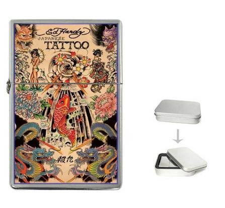 COOL ED HARDY TATOO CIGAR LIGHTER NEW IN TIN