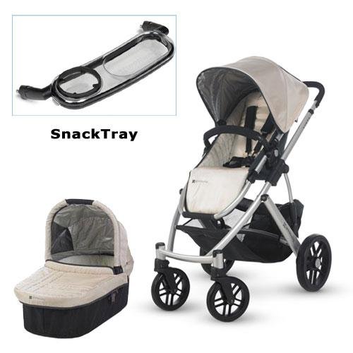 UPPAbaby 0112-LSY Lindsey VISTA Stroller with SnackTray - Wheat photo