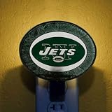 New York Jets Art Glass Night Light