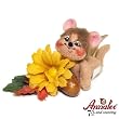 3" Mouse with Mums By Annalee