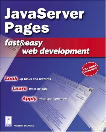 Image of: JavaServer Pages Fast & Easy Web Development w/CD (Fast & Easy Web Development)
