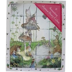 Fairyland Story Puzzle Cubes Activity Game, 6 Images and Book