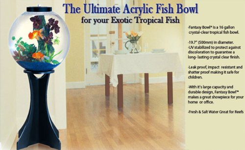 Fantasy fish bowl and stand