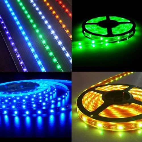 Futlight RGB Dimmable 5 Meter (16 feet) 60PCS/Meter LED Flexible Waterproof LED Strip with Remote Control