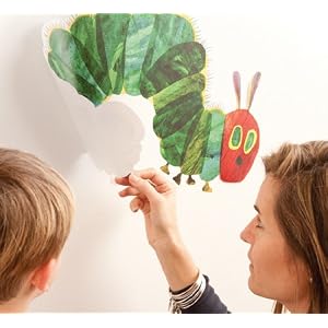 Funtosee, The Very Hungry Caterpillar Room D�cor Kit, 49 Peelable Stickers, Bright Colours