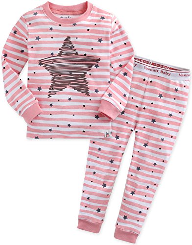 Vaenait Baby 12M-7T Kids Girls Sleepwear Pajama 2pcs Set
