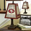 San Francisco 49ers Memory Company Art Glass Table Lamp NFL Football Fan Shop Sports Team Merchandise